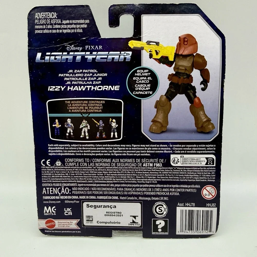 Disney‎ Lightyear Izzy Hawthorne JR Zap Action Figure Buzz New